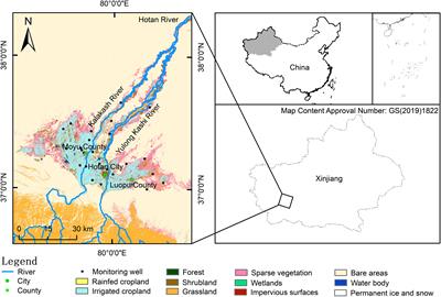 Analysis of desertification combating needs based on potential vegetation NDVI—A case in the Hotan Oasis
